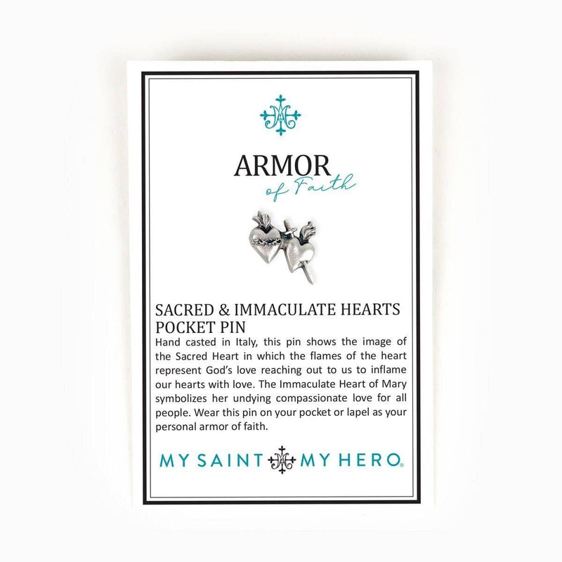 Sacred & Immaculate Heart Pin