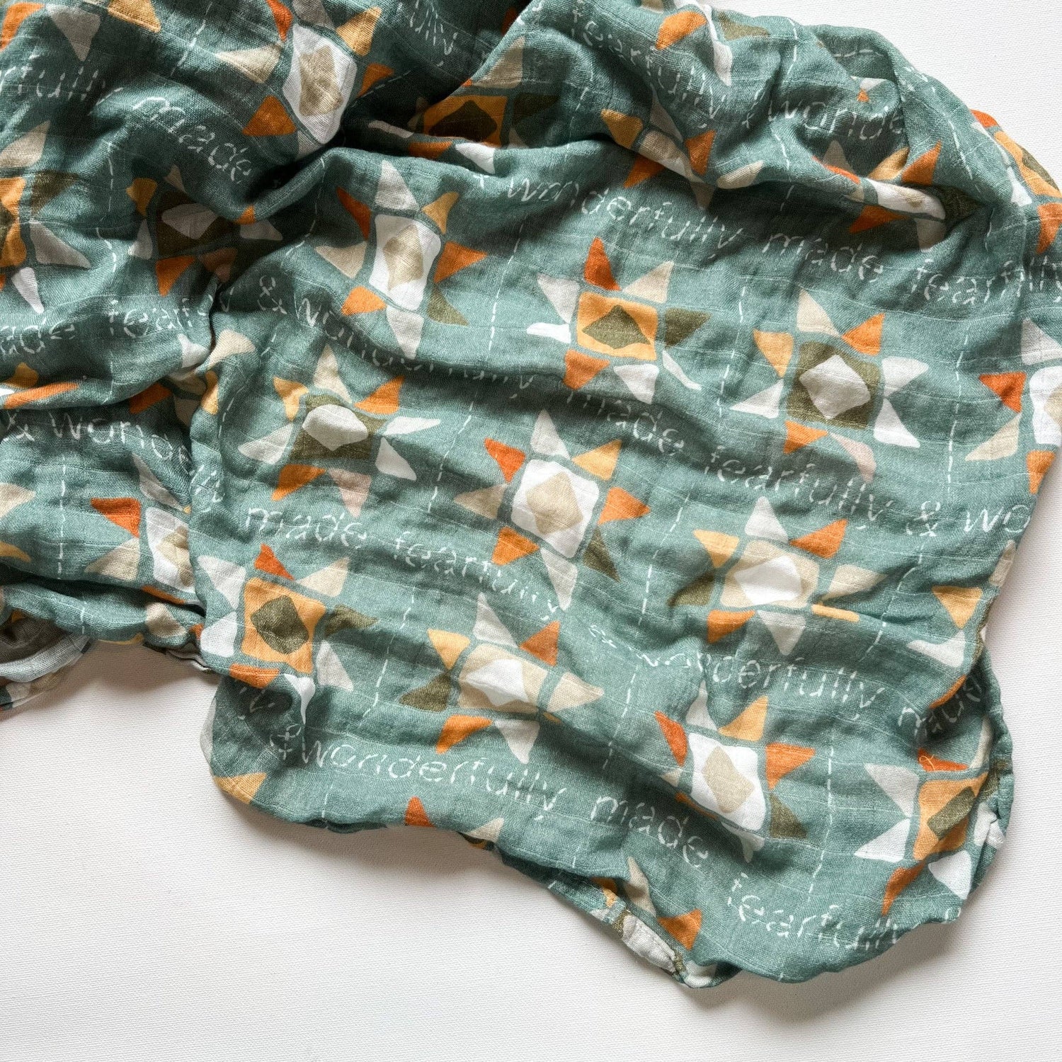 Fearfully and Wonderfully Made Baby Swaddle – Catholic Muslin Blanket - Shepherd Me Shop