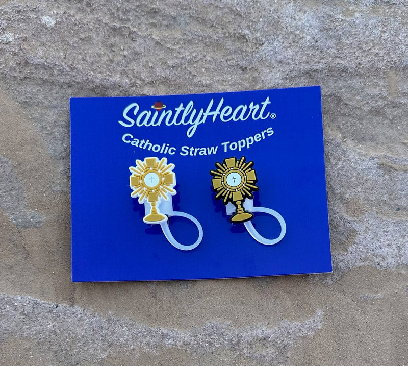 Catholic Straw Toppers: Adoration (2 pack!)