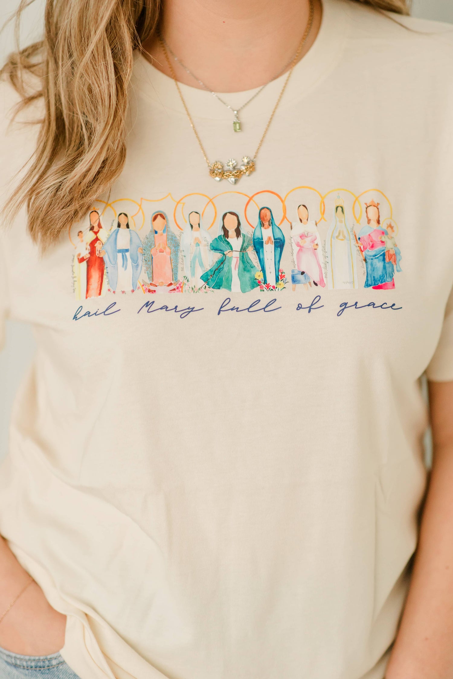 Many Mary T-Shirt: Small - Shepherd Me Shop