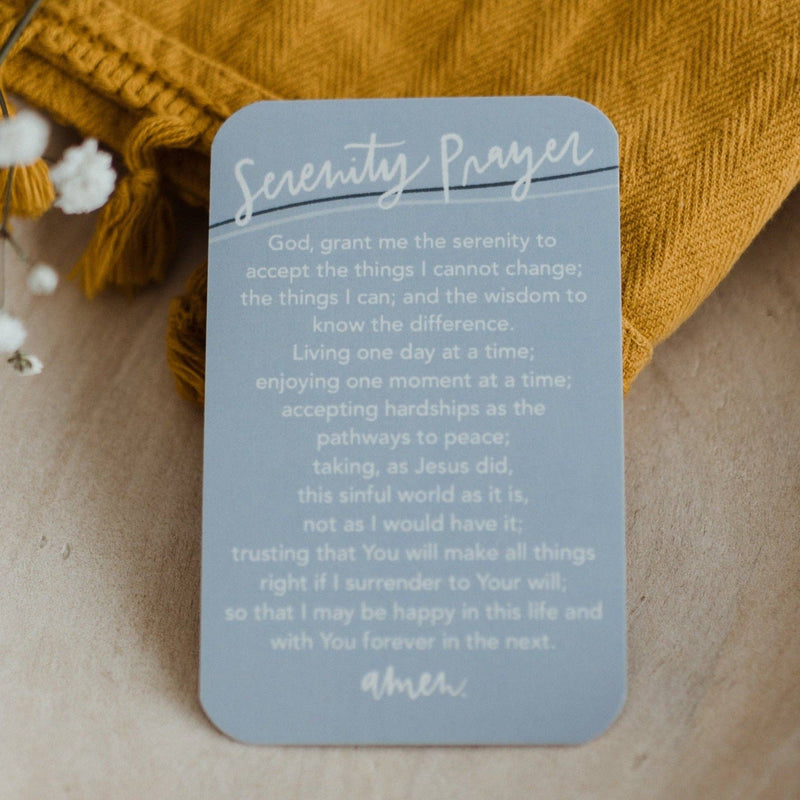 Serenity Prayer Card - Shepherd Me Shop