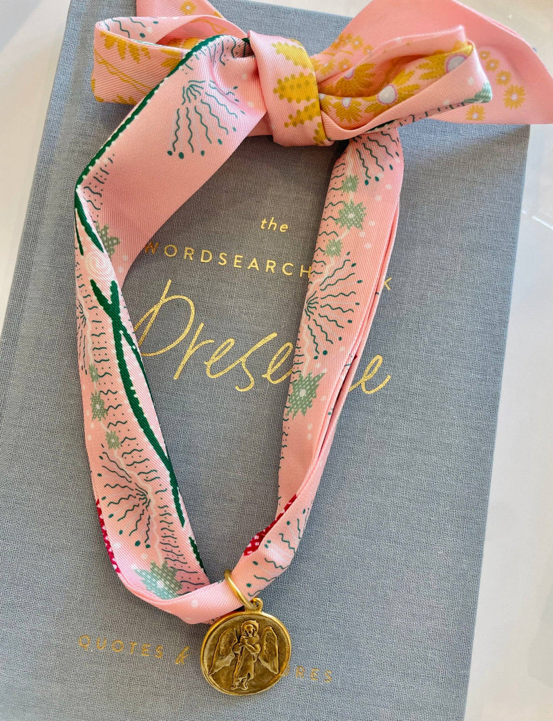 Guardian Angel Scarf Necklace