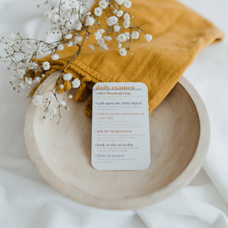 Daily Examen of Conscience Prayer Card - Shepherd Me Shop