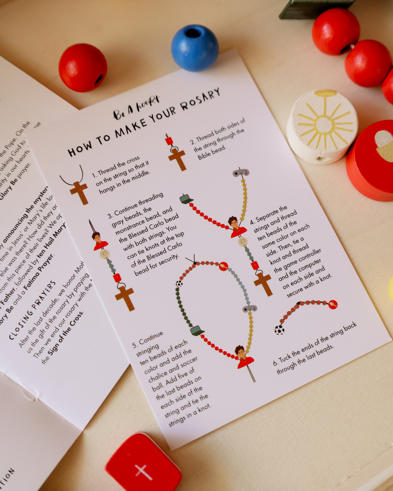 Saint Carlo Acutis Rosary Kit