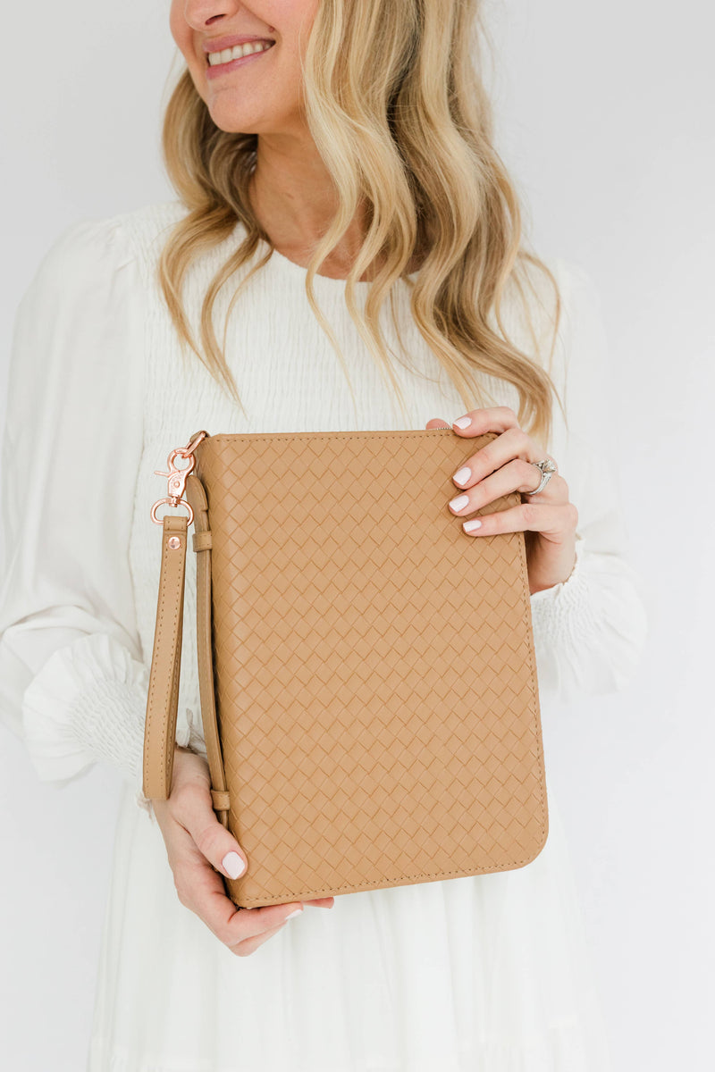 Bible Cover Crossbody: Caramel