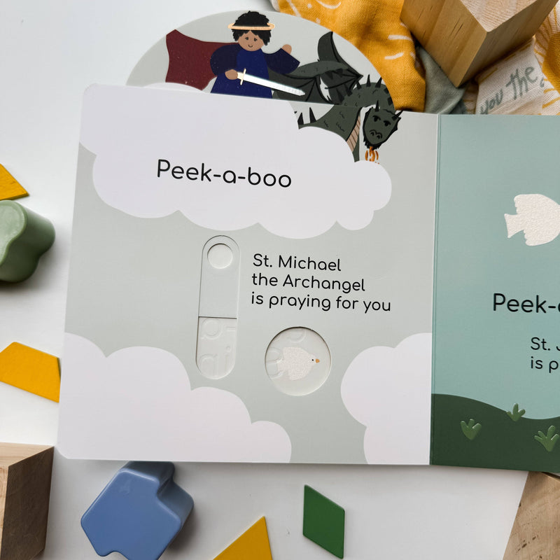 Peek-a-Boo Saints Board Book - Shepherd Me Shop