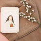 The Thérèse Catholic Zip-Up Sweatshirt – Inspired by St. Thérèse of Lisieux: Tan - Shepherd Me Shop