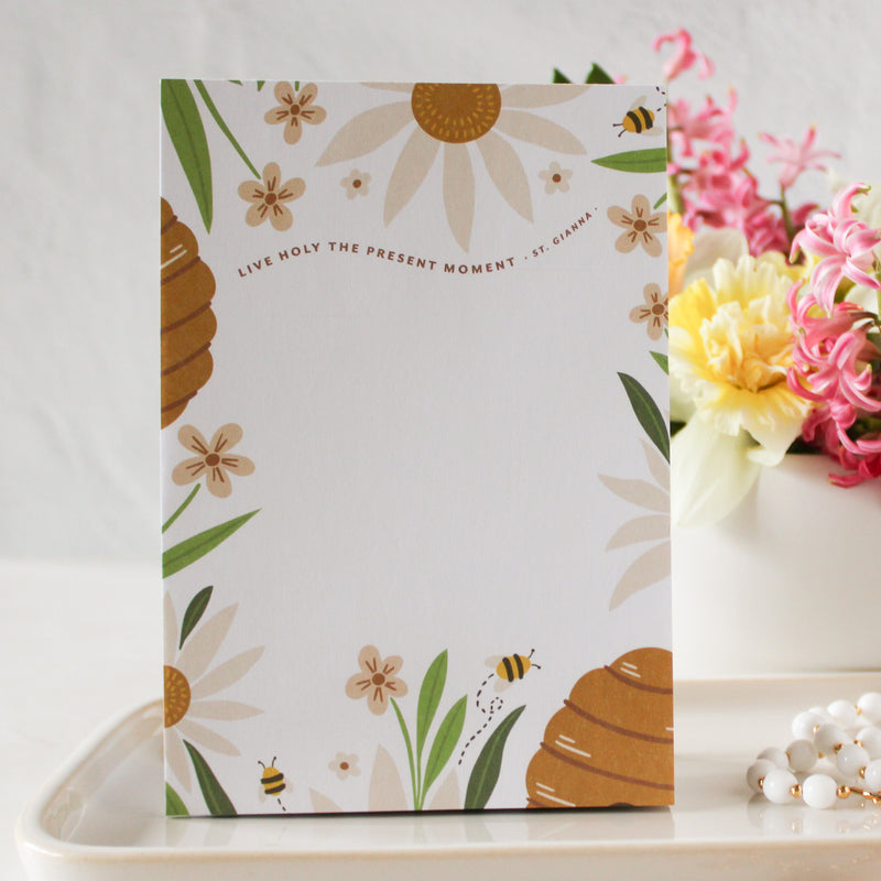 Live Holy The Present Moment Notepad - Shepherd Me Shop