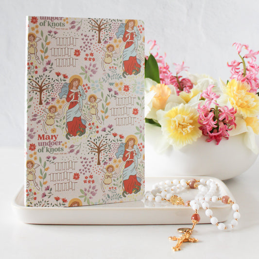 Mary Undoer of Knots Catholic Notebook & Prayer Journal - Shepherd Me Shop