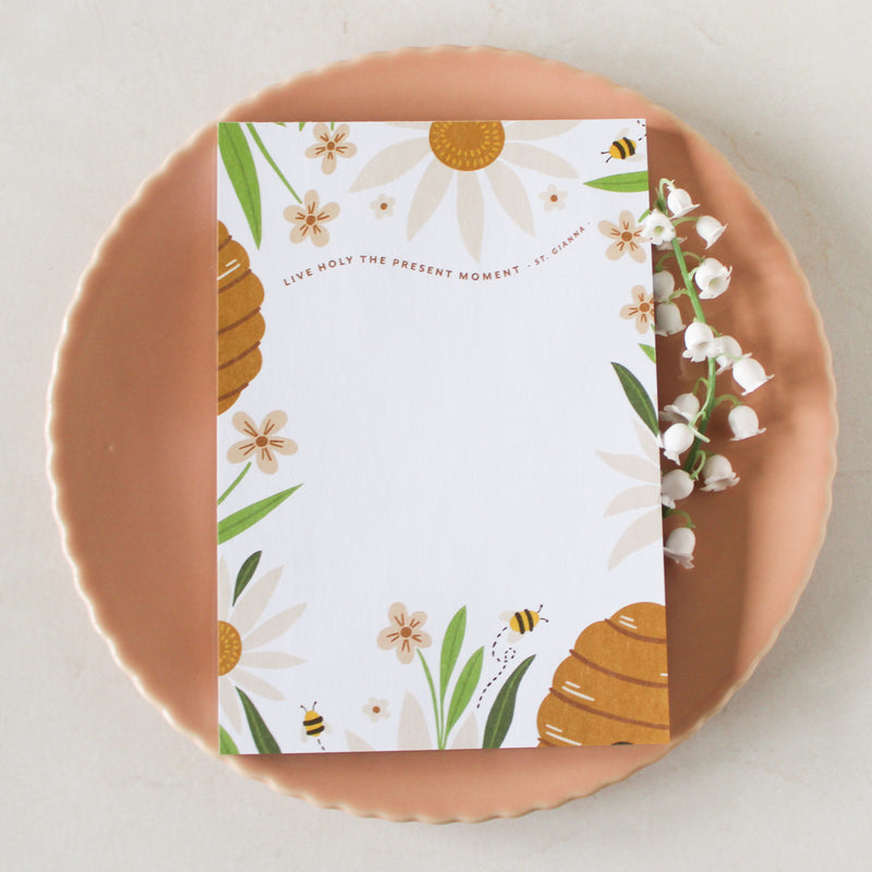 Live Holy The Present Moment Notepad - Shepherd Me Shop