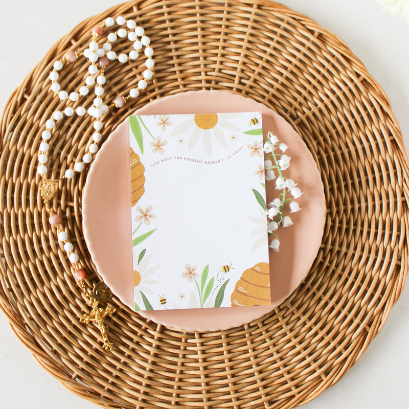 Live Holy The Present Moment Notepad - Shepherd Me Shop