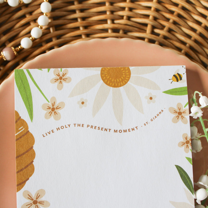 Live Holy The Present Moment Notepad - Shepherd Me Shop