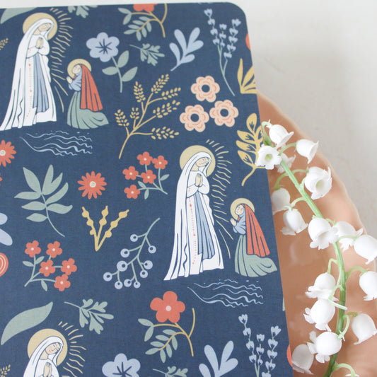 Our Lady of Lourdes Catholic Notebook & Prayer Journal - Shepherd Me Shop