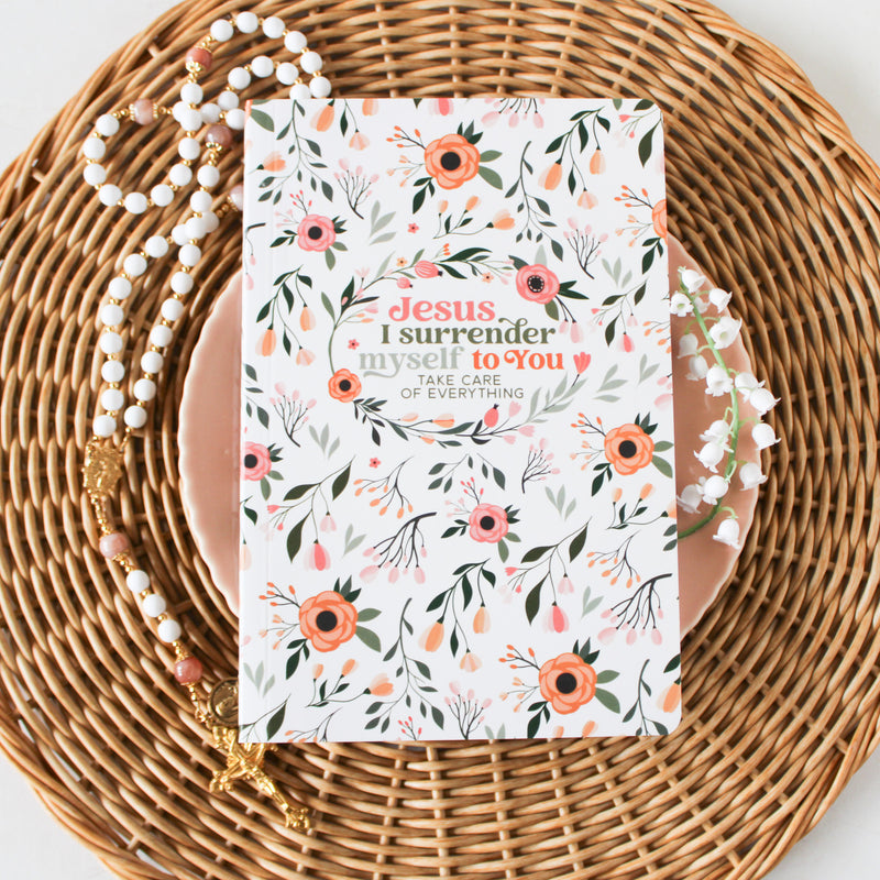 Jesus, I Surrender Catholic Notebook & Prayer Journal - Shepherd Me Shop