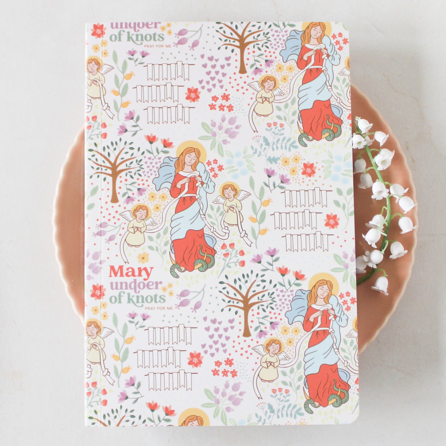 Mary Undoer of Knots Catholic Notebook & Prayer Journal - Shepherd Me Shop