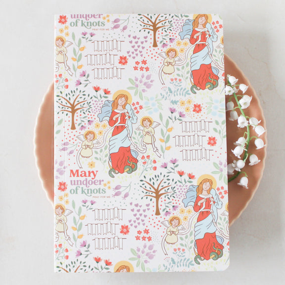 Mary Undoer of Knots Catholic Notebook & Prayer Journal - Shepherd Me Shop