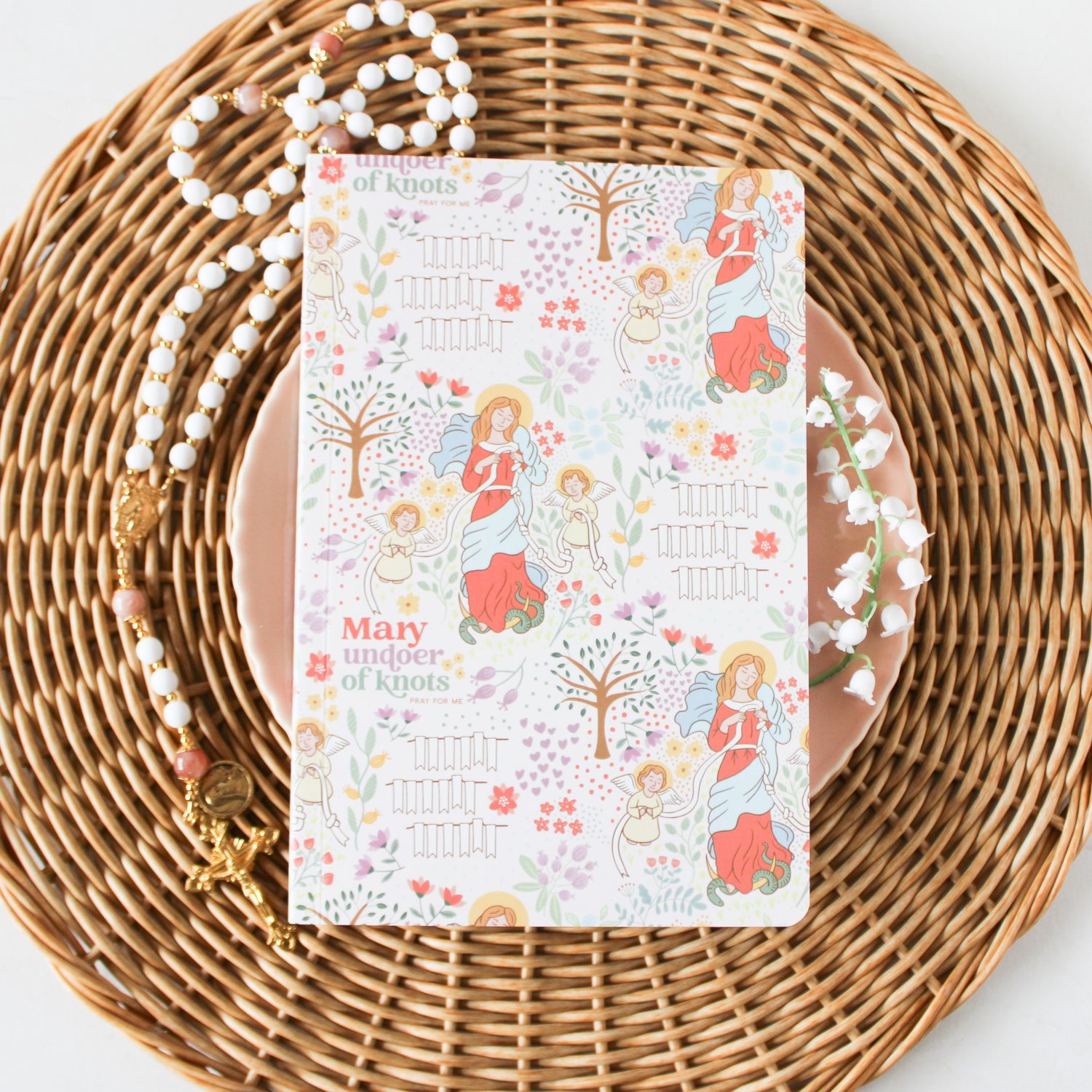 Mary Undoer of Knots Catholic Notebook & Prayer Journal - Shepherd Me Shop