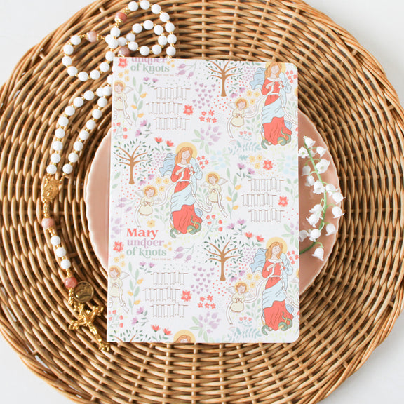 Mary Undoer of Knots Catholic Notebook & Prayer Journal - Shepherd Me Shop