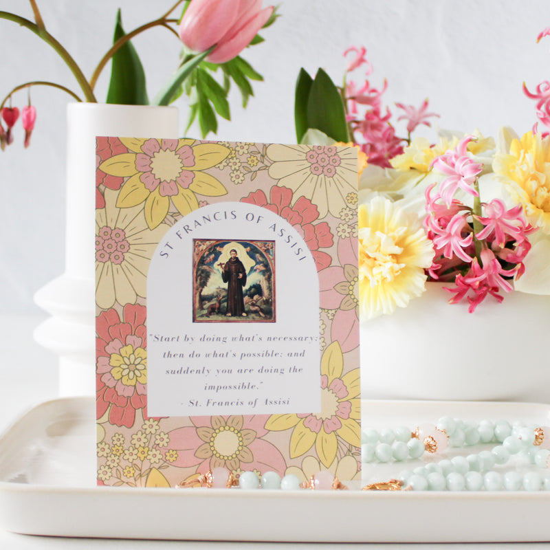 St. Francis of Assisi Prayer Card - Shepherd Me Shop