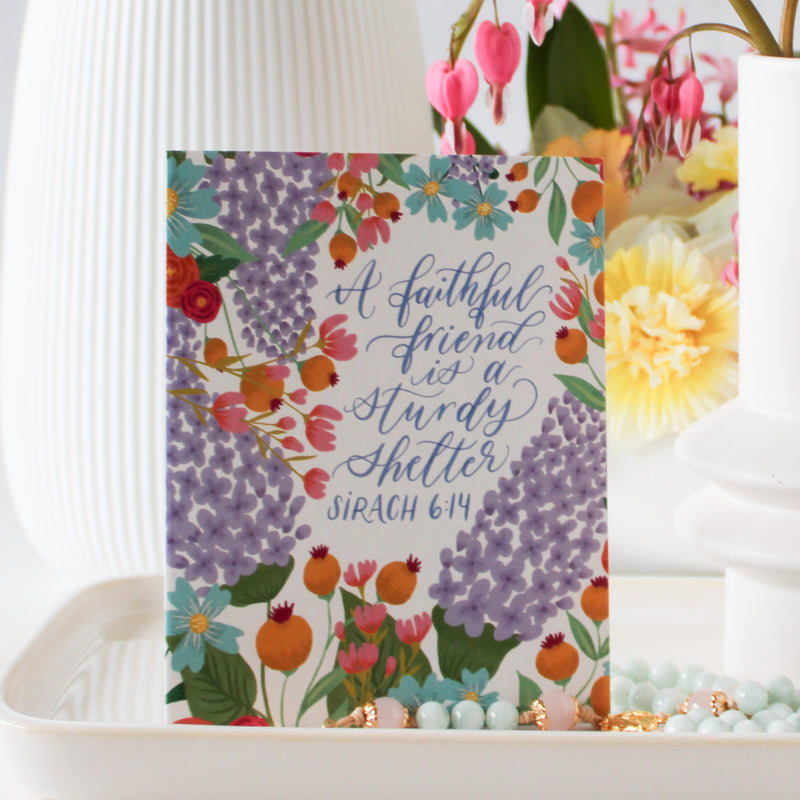 Catholic Friendship Greeting Card - Shepherd Me Shop