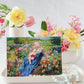 Our Lady Among the Flowers Catholic Art Print - Shepherd Me Shop