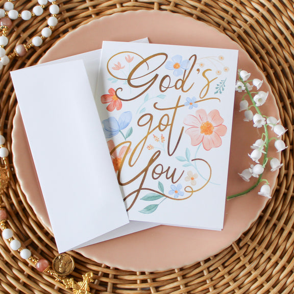 God's Got You Greeting Card - Shepherd Me Shop