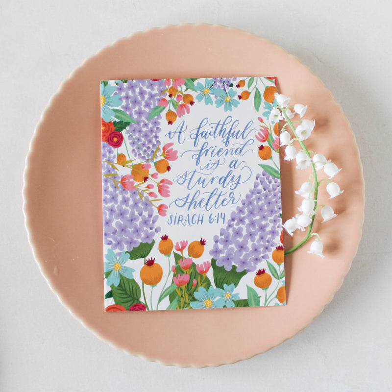 Catholic Friendship Greeting Card - Shepherd Me Shop