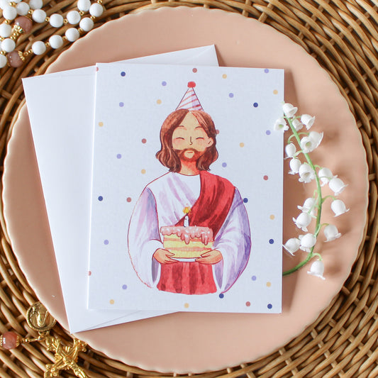 Birthday Jesus Greeting Card