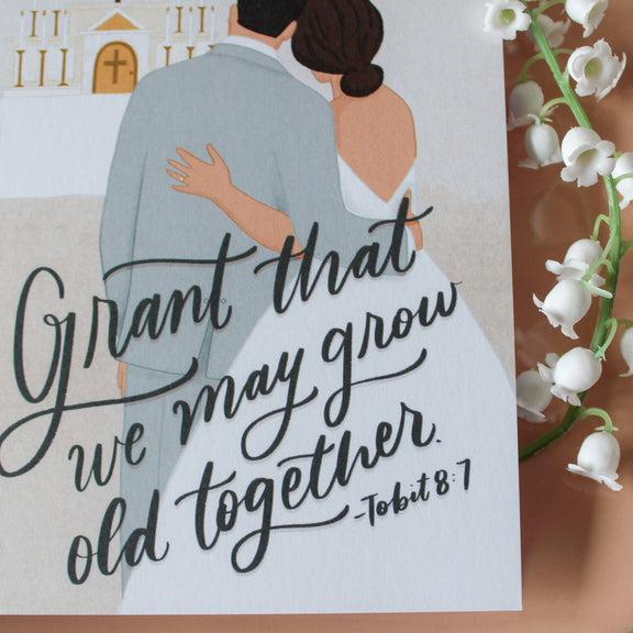 Grant That We May Grow Old Together Greeting Card - Shepherd Me Shop