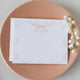 Catholic Church Crest with Ribbon, Stationery Set, Pack of 10: Pink - Shepherd Me Shop