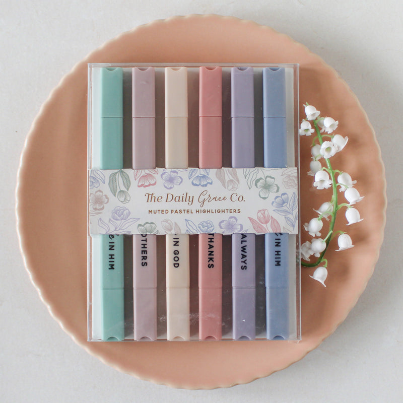 Muted Pastel Bible Highlighters - Shepherd Me Shop