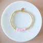 Pink & Gold WWJD Bracelet - Shepherd Me Shop