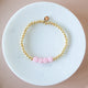 Pink & Gold WWJD Bracelet - Shepherd Me Shop