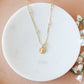 Dainty Gold Mini Mary Pendant Necklace - Shepherd Me Shop