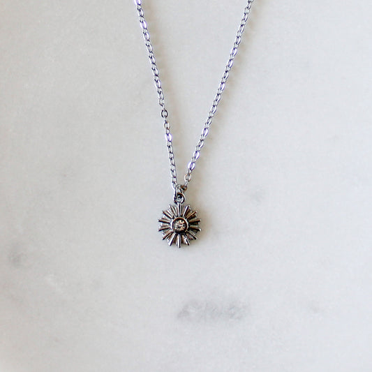 Monstrance Eucharist Necklace: Sterling Silver - Shepherd Me Shop