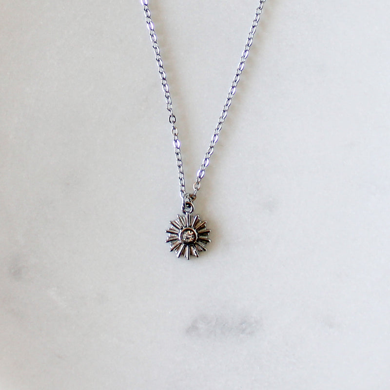 Monstrance Eucharist Necklace: Sterling Silver - Shepherd Me Shop