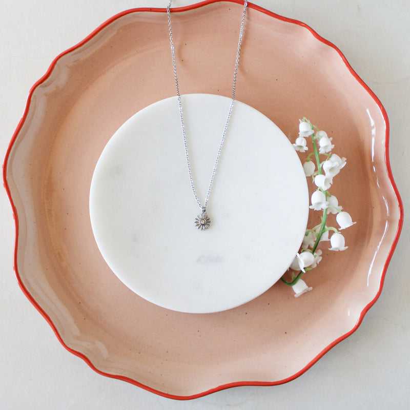 Monstrance Eucharist Necklace: Sterling Silver - Shepherd Me Shop