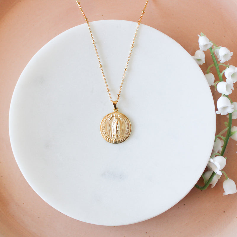 Guadalupe Medallion Necklace - Shepherd Me Shop