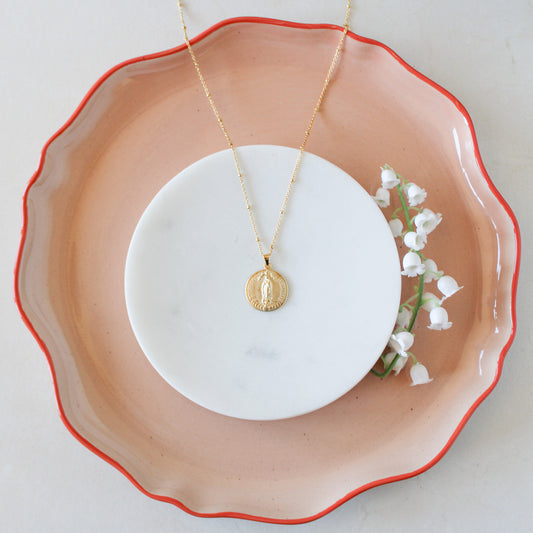 Guadalupe Medallion Necklace