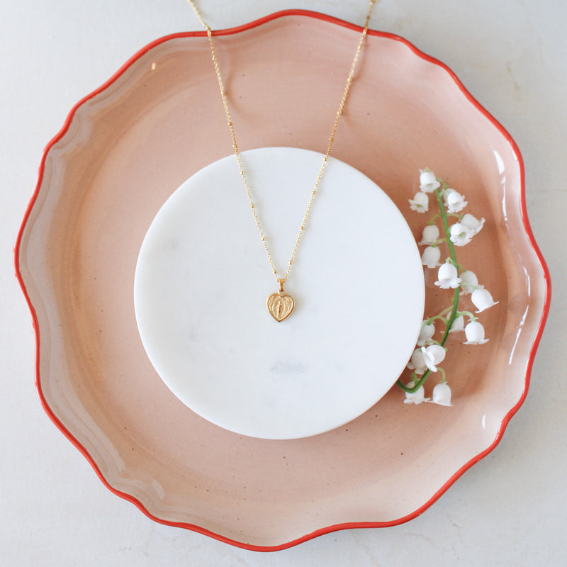 Miraculous Mary Medallion Catholic Necklace - Shepherd Me Shop