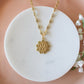 Scalloped Blessed Mother Pendant - Shepherd Me Shop