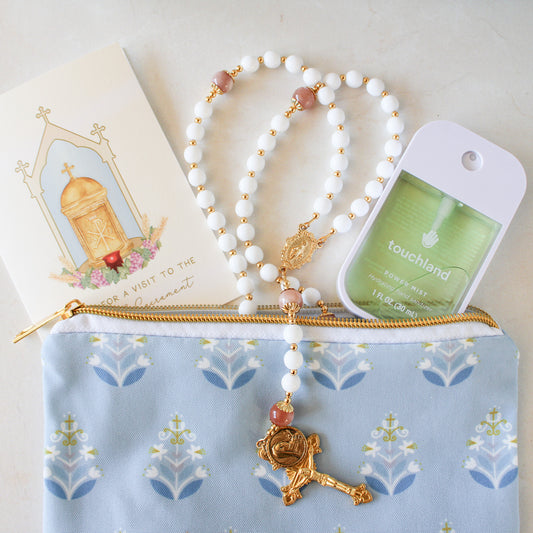 Ave Maria Cosmetic Bag –  Catholic Travel Pouch