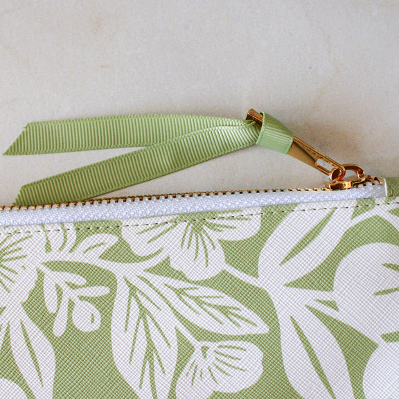 Renewed Carry-All Zipper Pouch: Laurel Green - Shepherd Me Shop