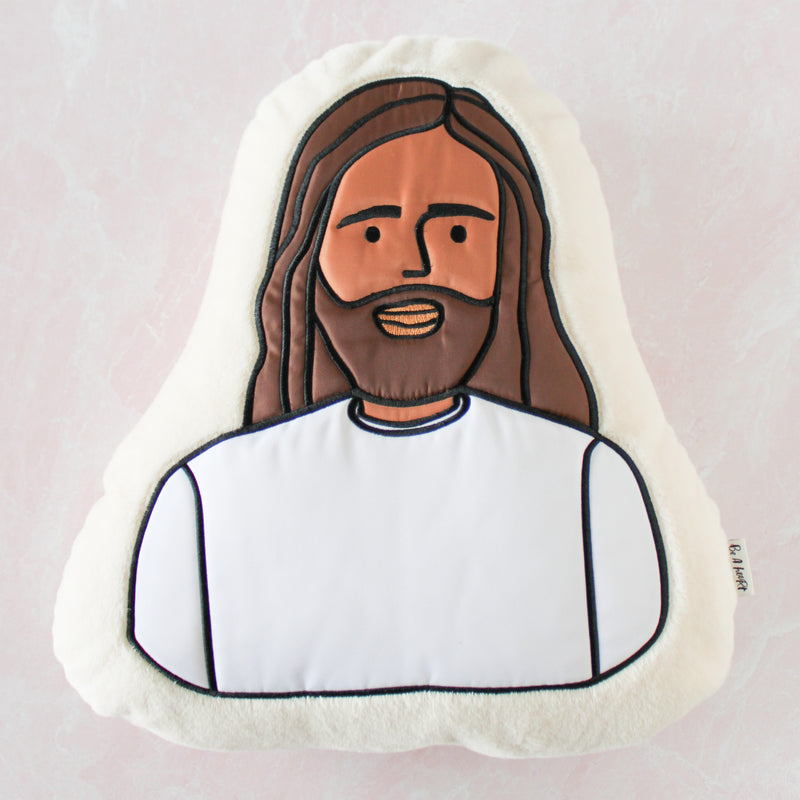 Jesus Plush Pillow - Shepherd Me Shop