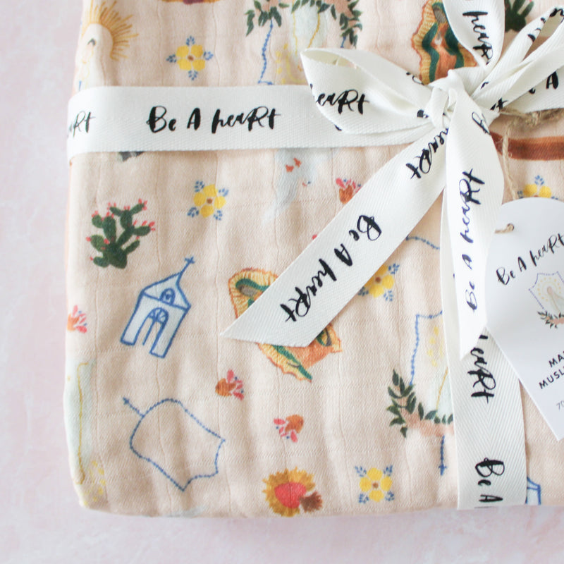Pink Marian Deluxe Muslin Baby Blanket Quilt - Shepherd Me Shop