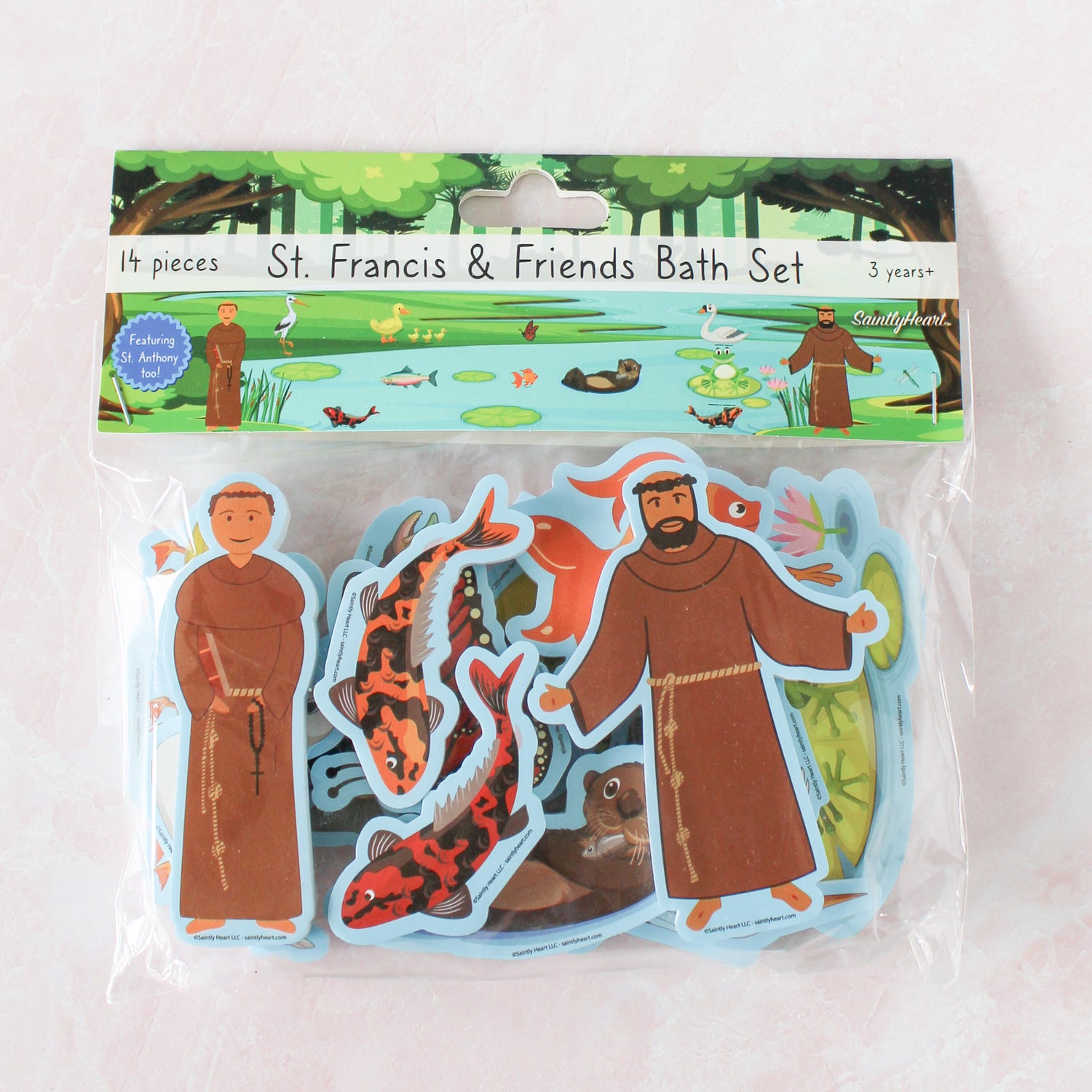 St. Francis & Friends Catholic Kids Bath Set - Shepherd Me Shop