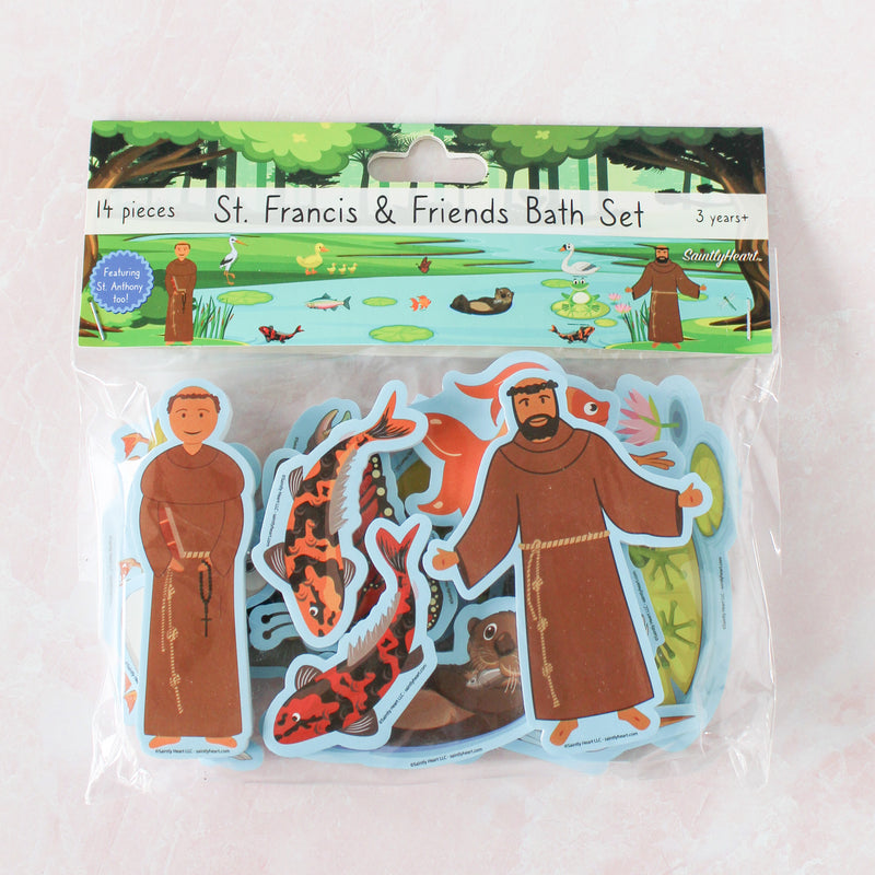 St. Francis & Friends Catholic Kids Bath Set - Shepherd Me Shop