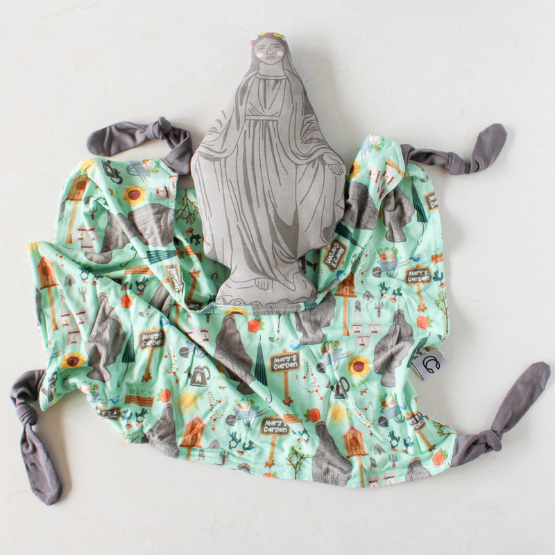 Mary's Garden Catholic Baby Lovey - Shepherd Me Shop
