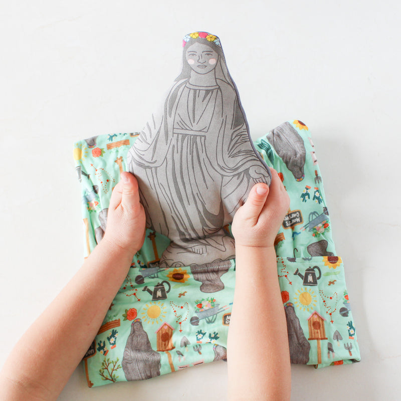 Mary's Garden Catholic Baby Lovey - Shepherd Me Shop