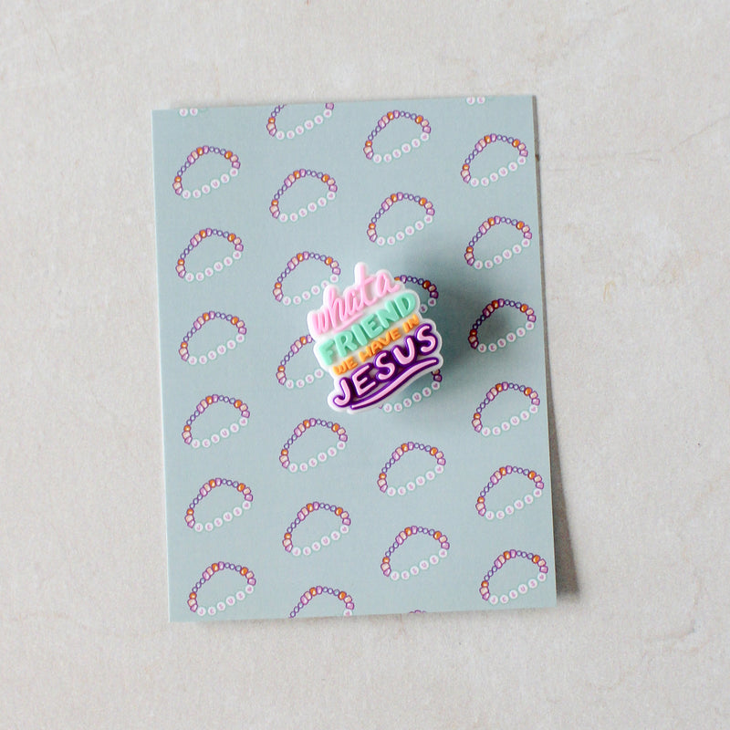 What A Friend We Have In Jesus Shoe Charm - Shepherd Me Shop